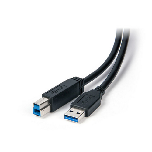 USB 3.0 Cable 1m A to B Male to Male Black
